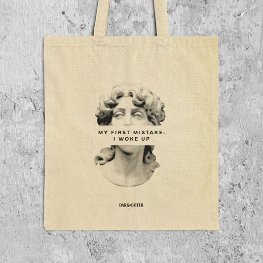My first mistake Tote bag