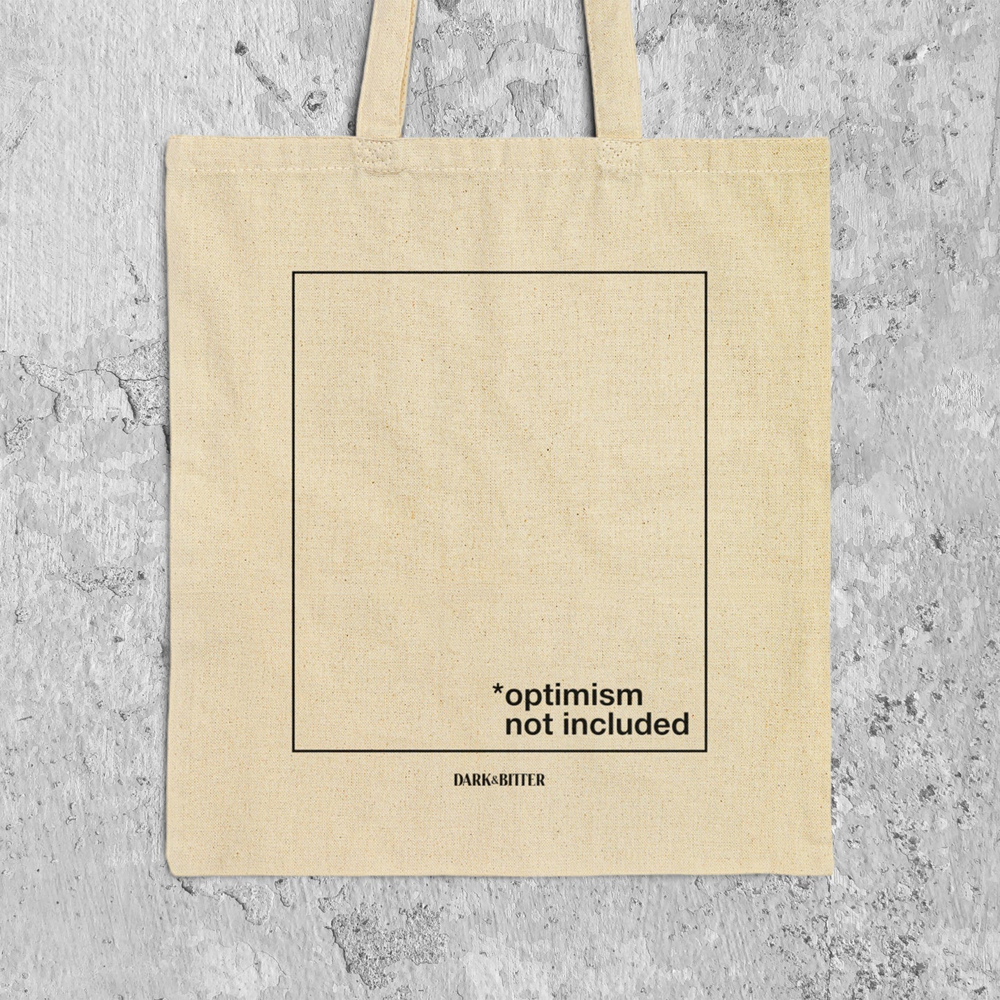 Optimism not included Tote bag